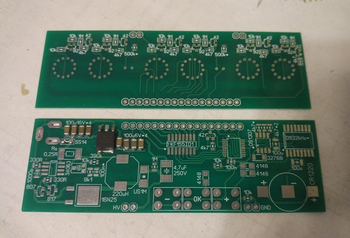 Вторая версия часов на лампах NL-5870 Nixie clock, Ретро, Часы, Ламповые часы, Своими руками, Длиннопост, Рукоделие с процессом