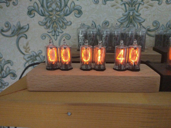 Вторая версия часов на лампах NL-5870 Nixie clock, Ретро, Часы, Ламповые часы, Своими руками, Длиннопост, Рукоделие с процессом