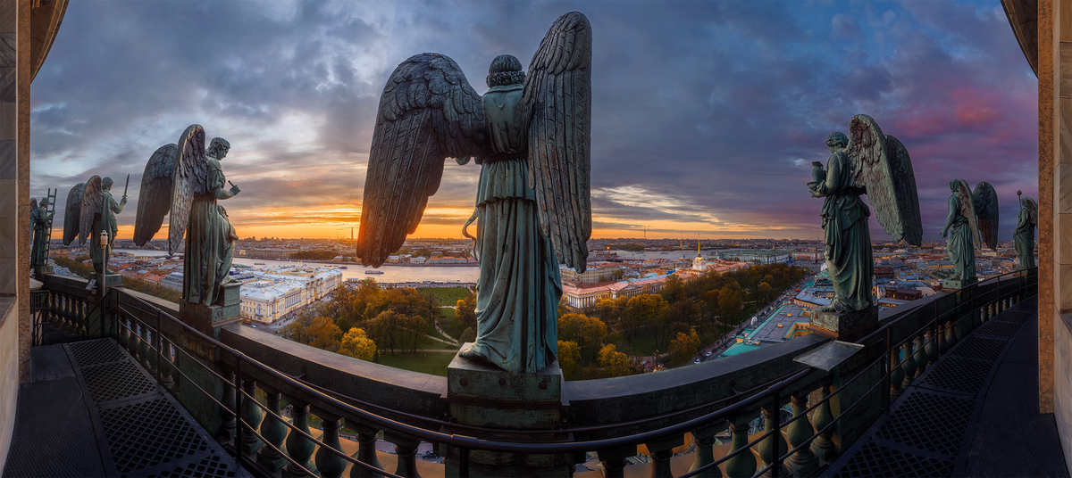 Фото санкт петербурга ангелы