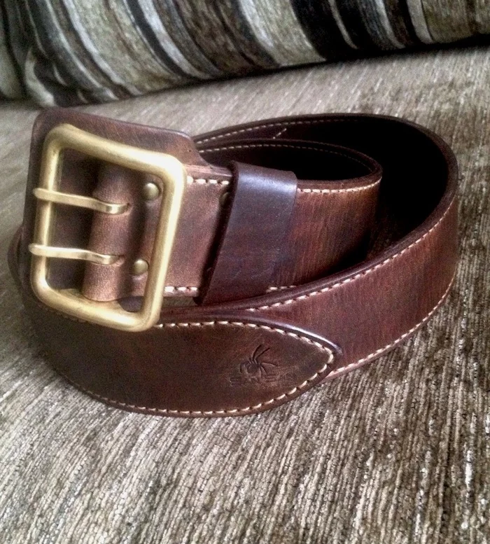 The second life of the sword belt. Leather. Handmade - My, Leather, With your own hands, Harness, Handmade, Belt, Longpost