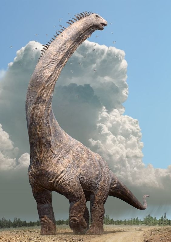 I was walking to the river one day, and then... - Art, Paleontology, Dinosaurs, Sauropods