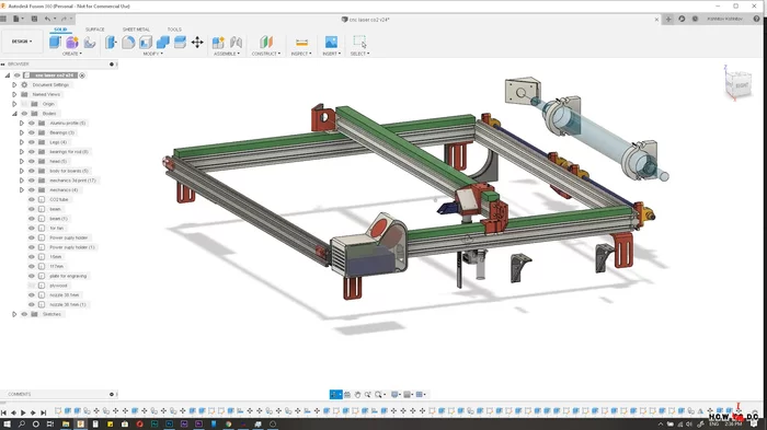 Cnc лазерный чертежи станка
