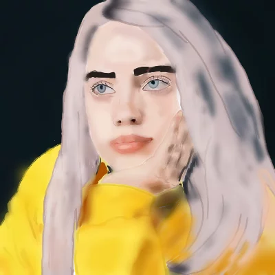 Billie Eilish - My, Billie Eilish, Drawing, Portrait