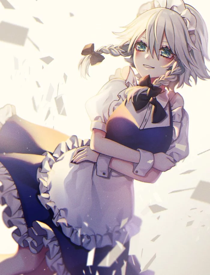 Izayoi Sakuya - Touhou, Anime art, Anime, Izayoi Sakuya, Kyouda suzuka