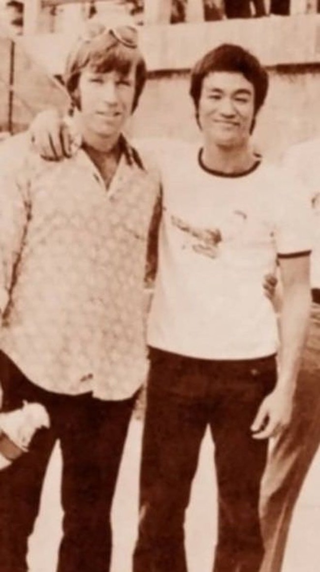 Chuck Norris and Bruce Lee - Remini - Remini, The photo, Chuck Norris, Bruce Lee, Longpost