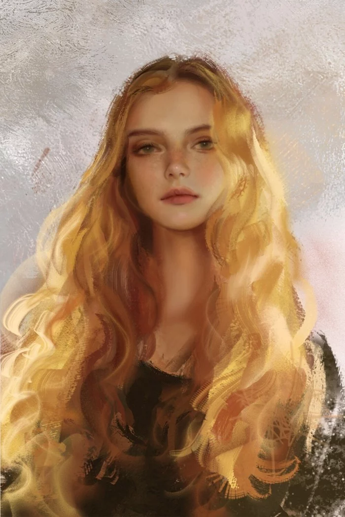 Goldilocks - Art, Girls, Portrait, Hou China