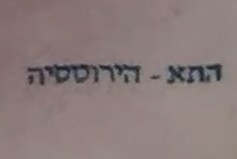 Translate Hebrew please - Translation, Polyglot