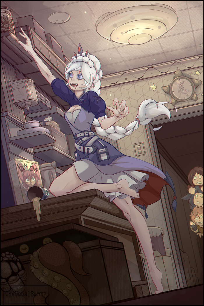 Weiss Schnee (The Cookie Hunter) Theusualbunny, Weiss Schnee, RWBY, Anime Art,  ,  