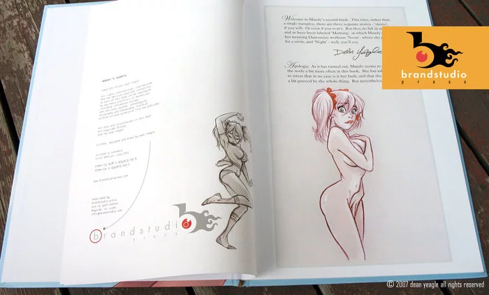 Книжка про Мэнди (Dean Yeagle) - NSFW, Dean Yeagle, Эротика, Комиксы, Арт, Девушки, Длиннопост, Mandy, 18+