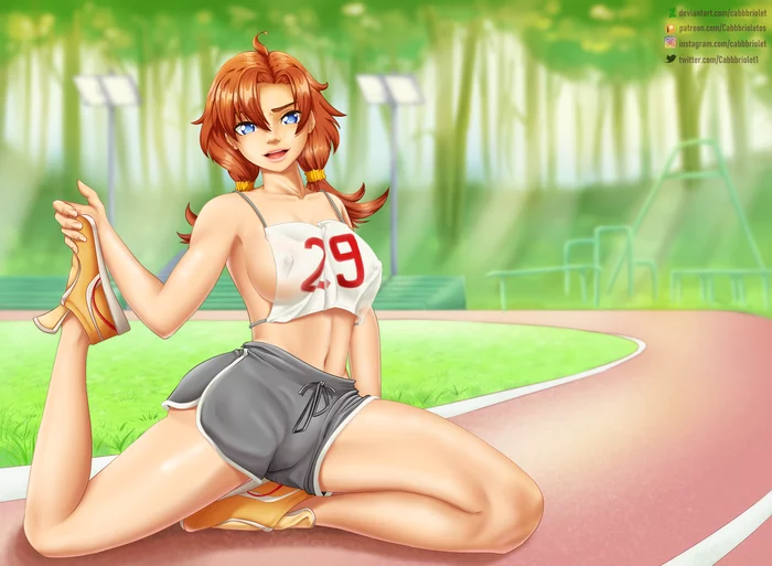 Tanya - My, Cabbbriolet, Visual novel, Art, Tanya Shvetsova, EON