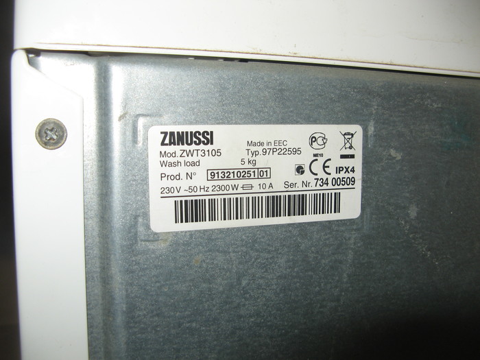Замена опорных подшипников с/м Zanussi ZWT3105 (палкой и тряпкой) Ремонт техники, Подшипник, Стиральная машина, Длиннопост