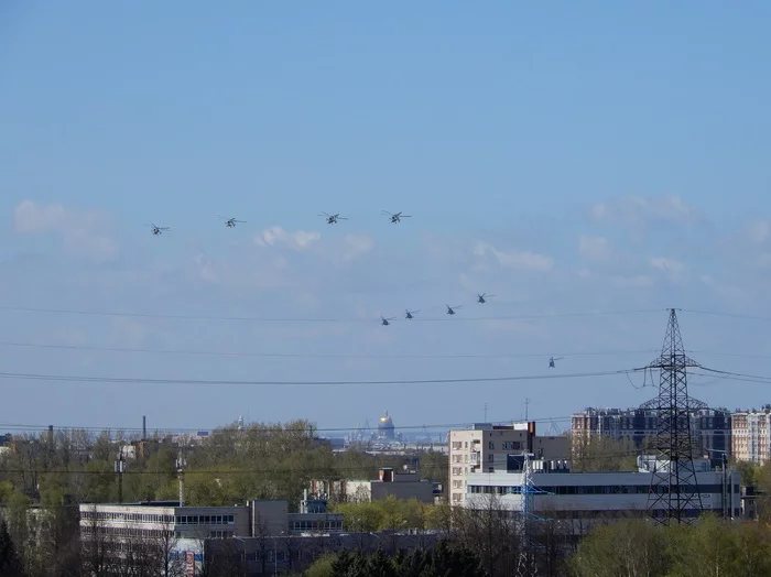 Response to the post Parade of aircraft on May 9 over St. Petersburg - My, May 9, Aviation, Parade, Reply to post, May 9 - Victory Day