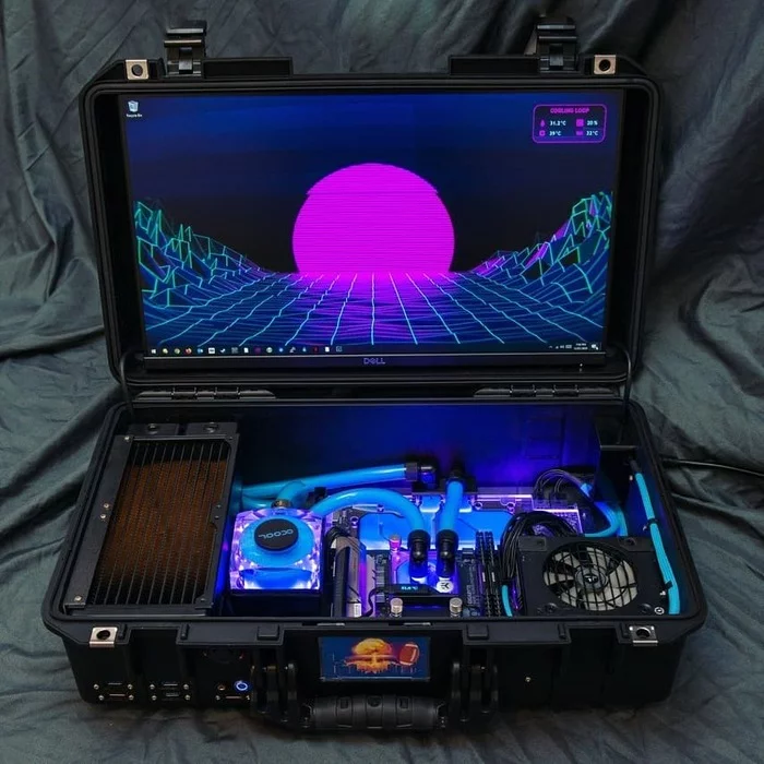 Laptop on steroids - Computer, Notebook, Gaming Hardware, Craft, Unusual, Assembling your computer, Longpost