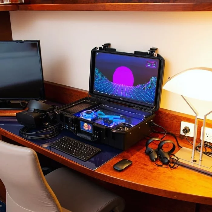 Laptop on steroids - Computer, Notebook, Gaming Hardware, Craft, Unusual, Assembling your computer, Longpost