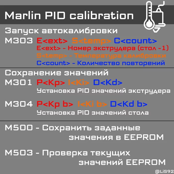 Marlin PID Калибровка - Моё, 3D принтер, 3D печать, Гайд, Pid, Длиннопост