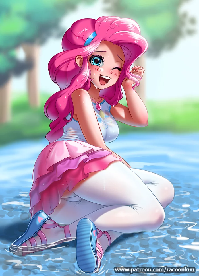 Пинки - My Little Pony, Pinkie Pie, Racoonkun, Хуманизация, MLP Edge