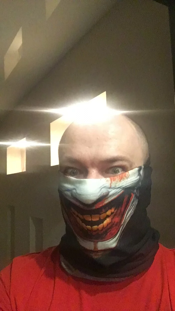 Wear a mask? - My, Mask, Coronavirus, Pandemic, Joker