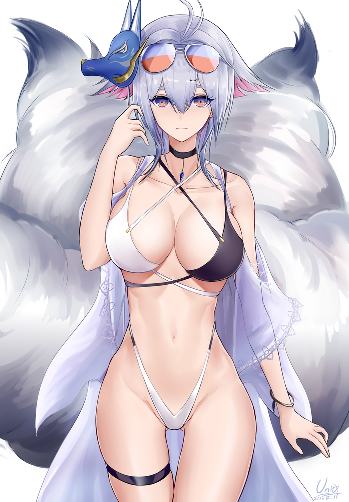 Tosa , Anime Art, Azur Lane, Tosa, , , Animal Ears