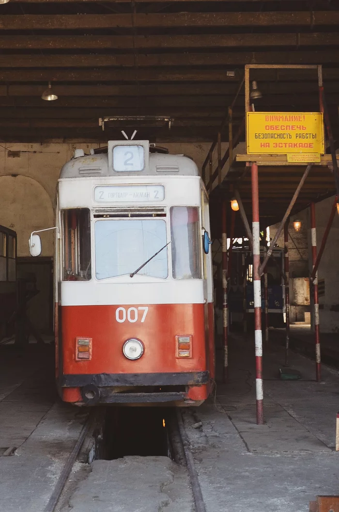 Evpatoria tram, part 2, tram depot, 2015 - My, Tram, Transport, Public transport, Evpatoria, Crimea, The photo, Depot, Longpost