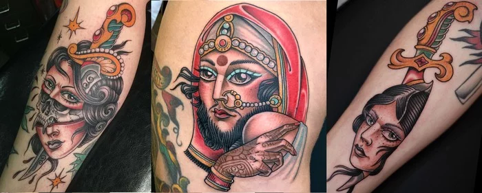Cool female images from Moscow tattoo artist Khimz Tottooer - My, Tattooink, Tattoo, Tattoo artist, Girl with tattoo, Tattoo Lovers League, Tattoo sketch, Longpost