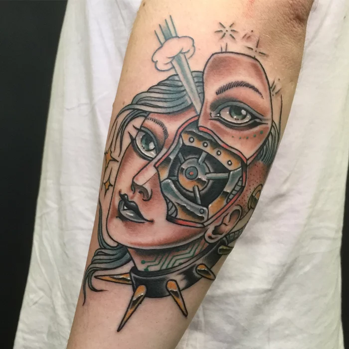 Cool female images from Moscow tattoo artist Khimz Tottooer - My, Tattooink, Tattoo, Tattoo artist, Girl with tattoo, Tattoo Lovers League, Tattoo sketch, Longpost