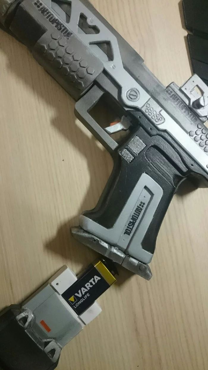 Made RE-45 from Apex:Legends - My, Apex legends, Needlework with process, Longpost