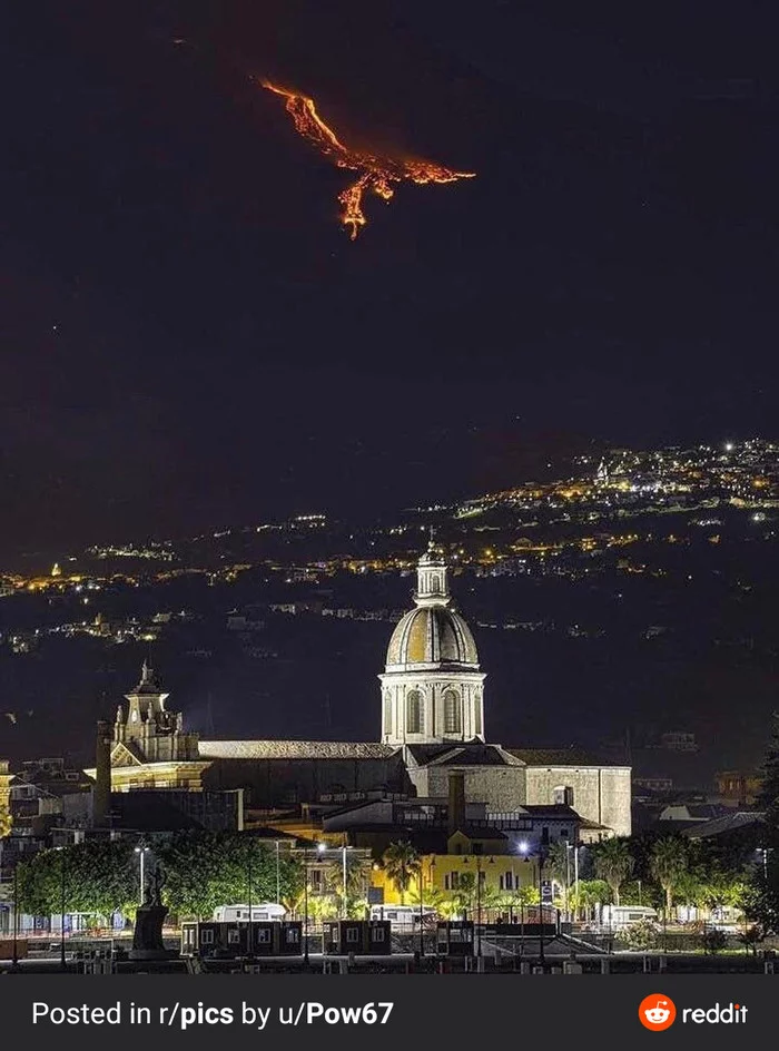 Phoenix or Moltres? - Volcano, Eruption, Sicily, Moltres, Pokemon, Phoenix, Longpost, Mount Etna