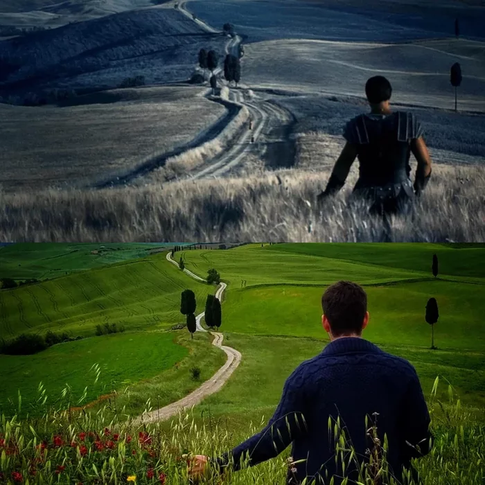 The same field - The photo, Gladiator, Field, Movies, Italy