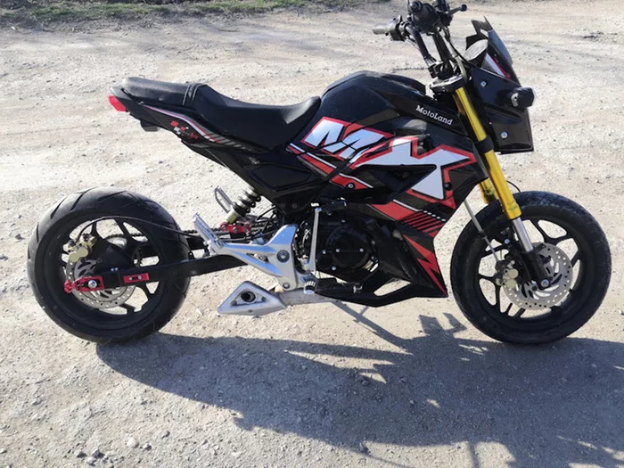 Motoland mx125 replica Honda grom msx125. Доработка! - Моё, Honda, Доработка, Тюнинг, Своими руками, Китай, Мото, Мотоциклы, Длиннопост