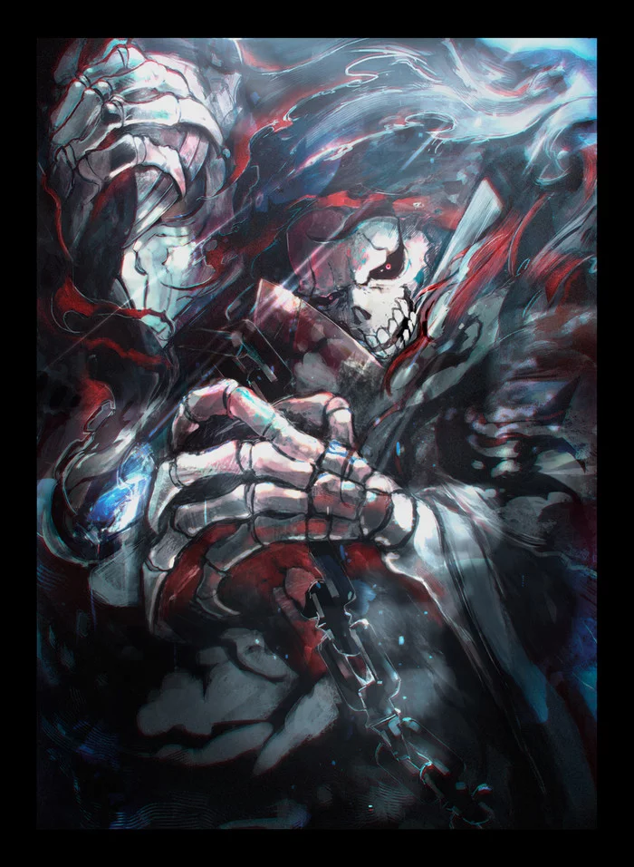 Supreme beings - Anime, Anime art, Overlord, Ainz ooal gown, Ulbert Alain Odle, Touch Me, Longpost