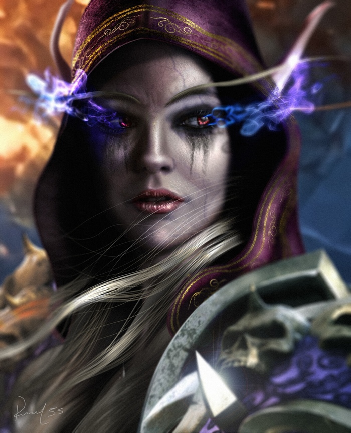 Фан-арт Сильваны.Автор: Renan Souza