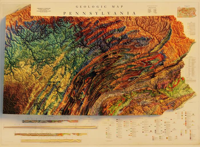 Geological maps [high resolution] - Longpost, Art Card, Geology, Cards, Interesting