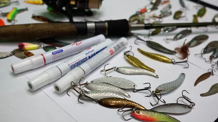 Kukri spoon, jig, castmaster - the best baits for asp - My, Fishing, Spinning, Asp, Machete, Yataghan, Video