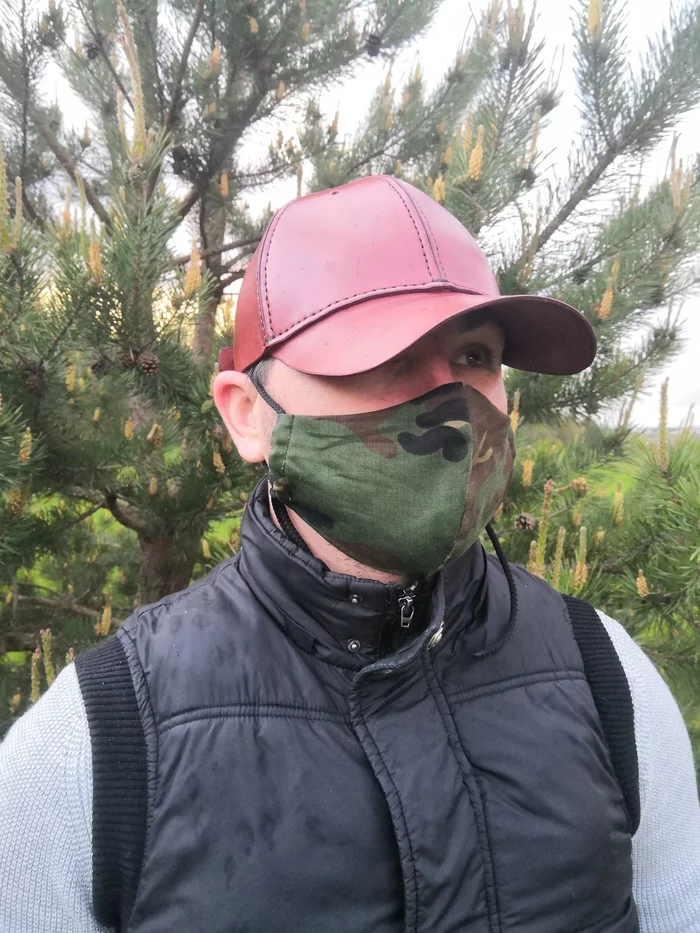 Baseball cap made of genuine leather - My, Needlework without process, Leather, Natural leather, Leather products, Cap, Baseball cap, With your own hands, Longpost