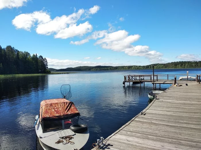 Lake Yanisjarvi, Karelia - My, Lake, Карелия, The photo, Nature