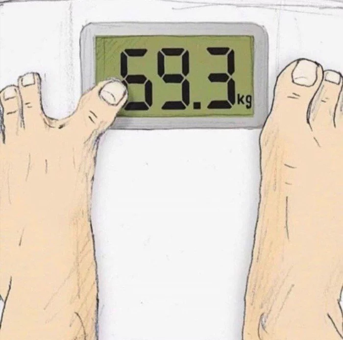 How to lose 10kg fast... - scales, Feet, Memes, Humor, Slimming