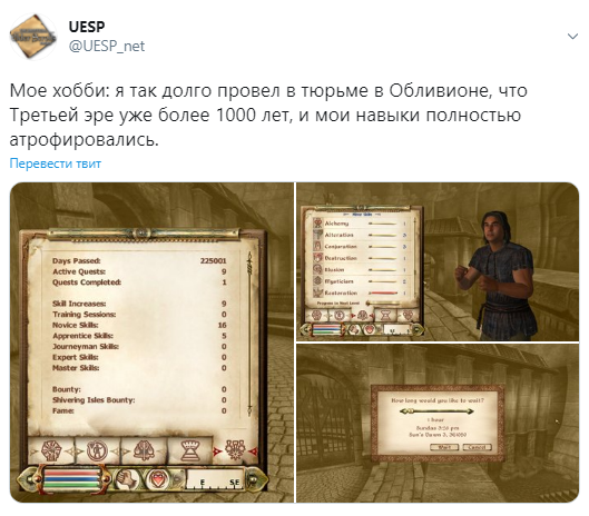 Поклонник The Elder Scrolls IV: Oblivion отсидел в тюрьме 617 лет - The Elder Scrolls IV: Oblivion, The Elder Scrolls V: Skyrim, The Elder Scrolls, Тюрьма, Компьютерные игры, Длиннопост