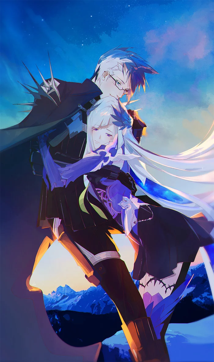 Sigurd and Brunnhilde - My, Wskiey, Fate grand order, Anime, Anime art, Brynhildr