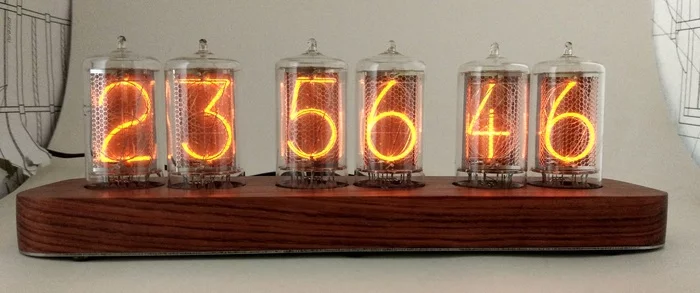 Мои самые большие часы Nixie clock на Z5660M - Моё, Часы, Ламповые часы, Nixie clock, Своими руками, Самоделки, Интерьер, Декор, Длиннопост, Рукоделие с процессом