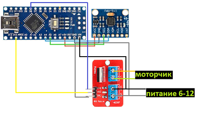 Качалка для малыша на ардуино - Моё, Arduino Nano V3, Гироскоп, Акселерометр, Качели, Длиннопост