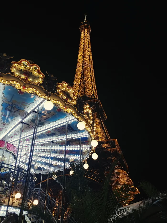 Eiffel Tower - My, Paris, France, Mobile photography