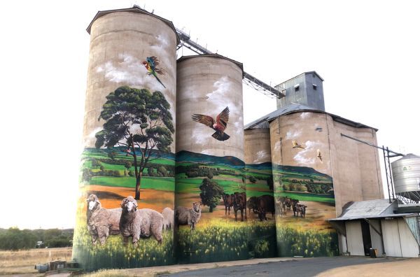 A selection of painted silos - Street art, Art, Silo tower, Art, Longpost