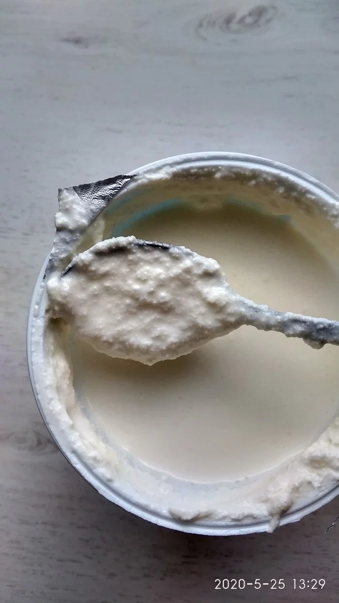 Strange sour cream - My, Products, Poor quality, Sour cream, Health