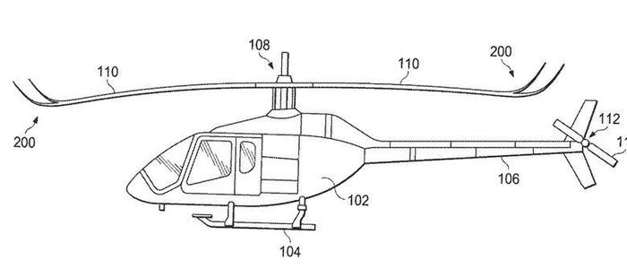 Bell patents 'snake tongue' - Aviation, Helicopter, Bell, Blades, Patent