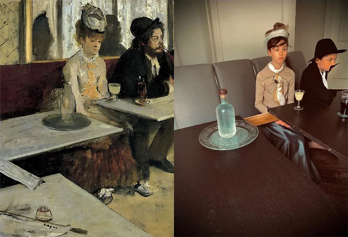 Absinthe 2020 - Insulation, Painting, Painting, Art, Edgar Degas