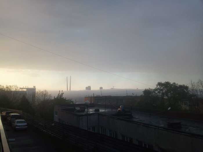 Foggy morning - Vladivostok, Morning, Fog