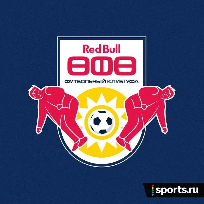 What do you think of the new FC Ufa logo from sports.ru? - Sport, Football, Russian Premier League, FC Ufa, Red bull, Logo, Sportsru, Vadim Evseev, GIF