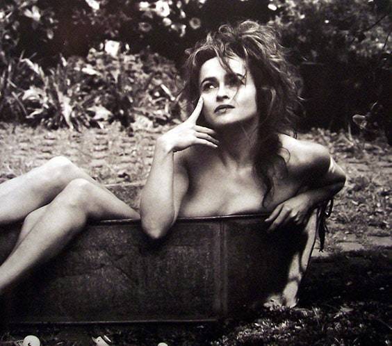 Queen of English Gothic. Helena Bonham Carter - beauty, Helena Bonham Carter, The photo, Black and white, Idols, Longpost