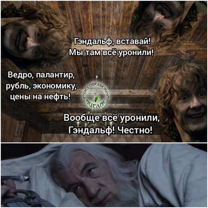 Here you idiot! - My, Lord of the Rings, Peregrin Took, Gandalf, Natasha we dropped everything