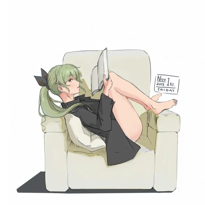 Anime art - Anime art, Anchovy, Anime, Girls und panzer